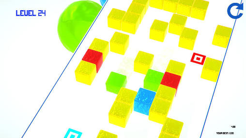 Goo cubelets - Android game screenshots.