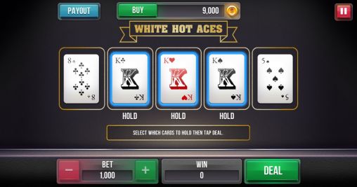 Grand video poker - Android game screenshots.