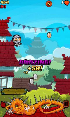 Gameplay of the Gravity Ninja for Android phone or tablet.