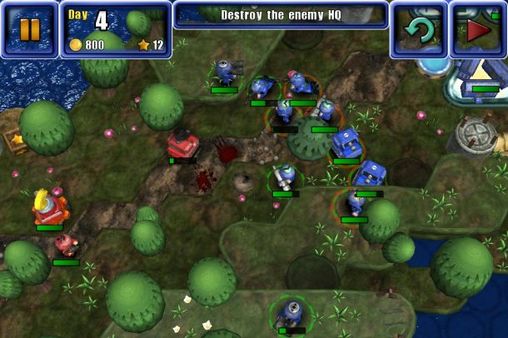 Great big war game - Android game screenshots.