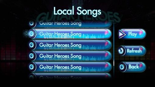 Guitar heroes 2: Audition - Android game screenshots.