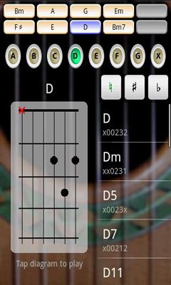 Gameplay of the Guitar: Solo for Android phone or tablet.