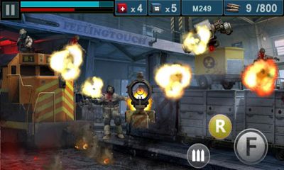 Gameplay of the Gun & Blood for Android phone or tablet.