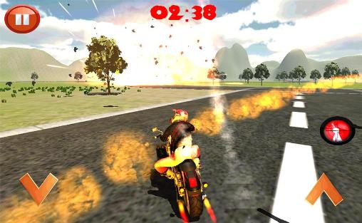 Gunship bike - Android game screenshots.