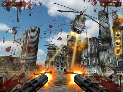 Gunship counter shooter 3D - Android game screenshots.