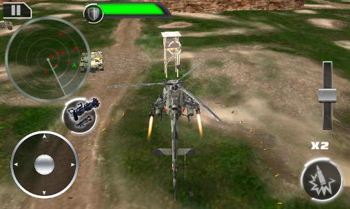 Gunship: Deadly strike. Sandstorm wars 3D - Android game screenshots.