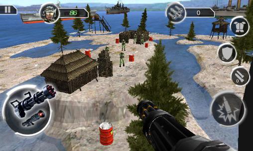 Gunship island battlefield - Android game screenshots.