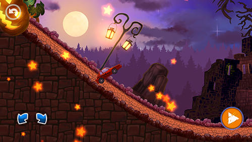Gameplay of the Halloween cars: Monster race for Android phone or tablet.