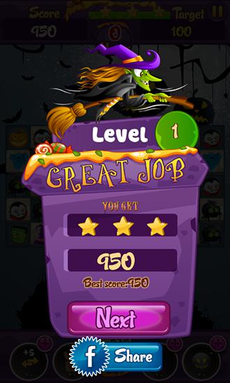 Halloween crush: Match 3 game - Android game screenshots.