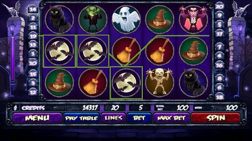 Halloween slots: Slot machine - Android game screenshots.