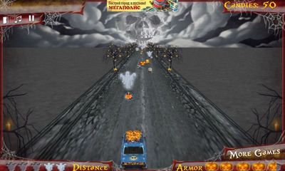 Hallowheels - Android game screenshots.