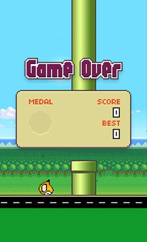 Happy bird - Android game screenshots.