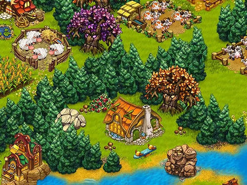 Harvest land. Slavs: Farm - Android game screenshots.