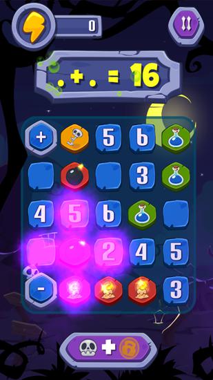 Haunted numbers - Android game screenshots.