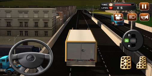 Heavy duty trucks simulator 3D - Android game screenshots.