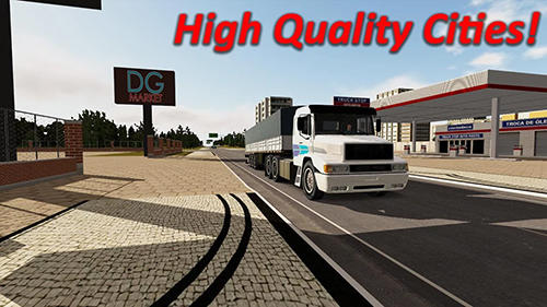 Heavy truck simulator - Android game screenshots.