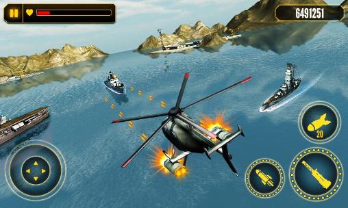 Helicopter battle 3D - Android game screenshots.