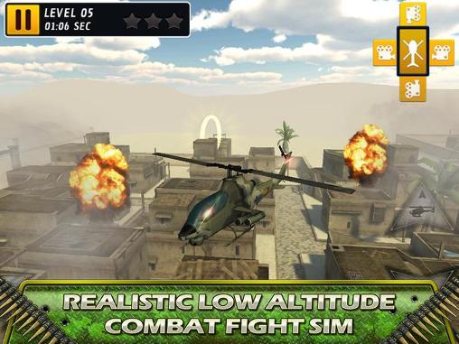 Helicopter gunship flight 2015 - Android game screenshots.
