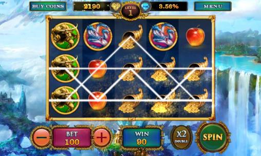 Hercules' journey slots pokies: Olympus' casino - Android game screenshots.