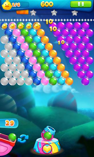 Hero bubble shooter - Android game screenshots.