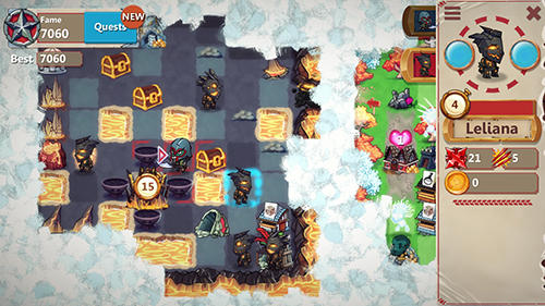 Gameplay of the Hero generations: Regen for Android phone or tablet.