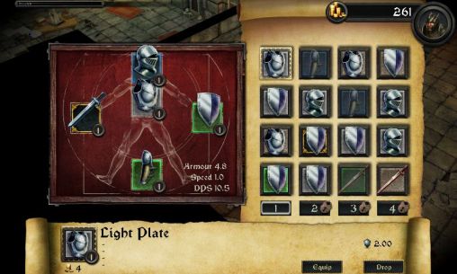 Gameplay of the Heroes call for Android phone or tablet.