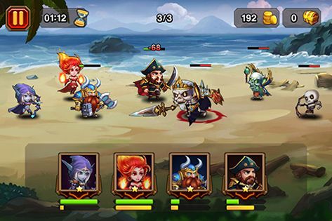 Heroes charge - Android game screenshots.