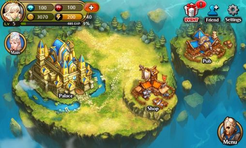 Heroes of Atlan - Android game screenshots.