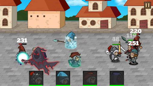 Heroes paradox - Android game screenshots.