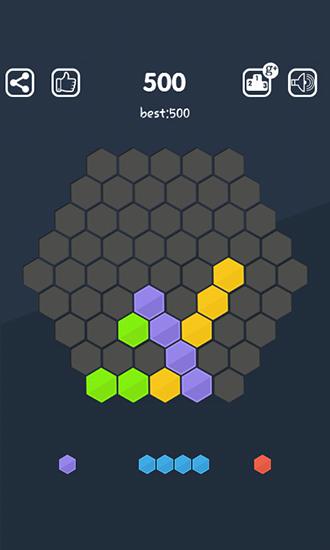 Hex puzzle - Android game screenshots.