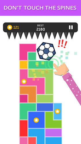 Hexagon flip - Android game screenshots.