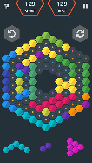 Hexamania: Puzzle - Android game screenshots.