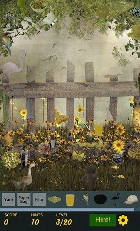 Hidden object: Summer garden - Android game screenshots.
