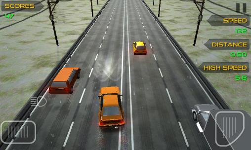 Highway traffic driver - Android game screenshots.