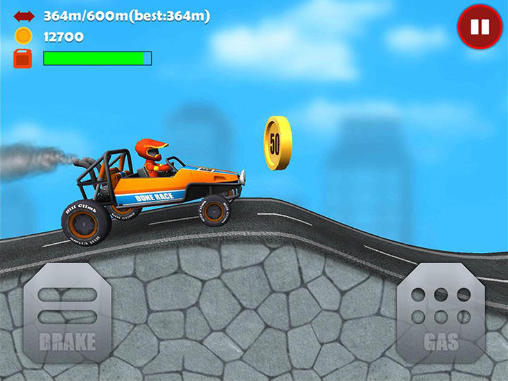 Hill climb 3D: Offroad racing - Android game screenshots.
