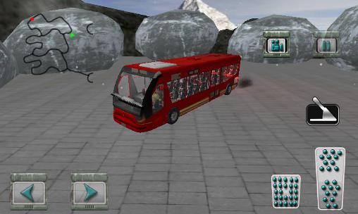 Hill tourist bus driving - Android game screenshots.