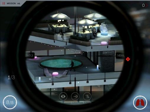 Gameplay of the Hitman: Sniper for Android phone or tablet.