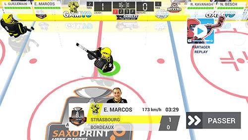 Hockey dangle '16: Saxoprint magnus edition - Android game screenshots.