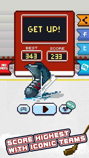 Hockey hero - Android game screenshots.
