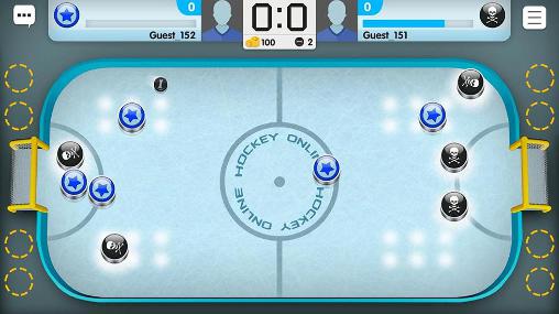 Hockey online - Android game screenshots.