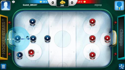 Hockey stars - Android game screenshots.