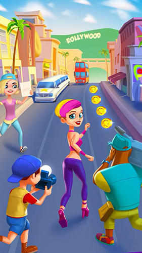 Gameplay of the Hollywood rush for Android phone or tablet.