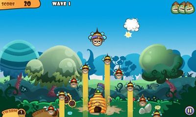 Honey Battle - Bears vs Bees - Android game screenshots.
