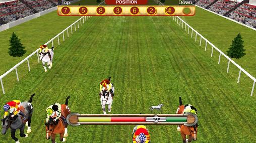 Horse racing simulation 3D - Android game screenshots.