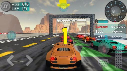 Hot racer - Android game screenshots.
