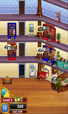 Gameplay of the Hotel Dash for Android phone or tablet.