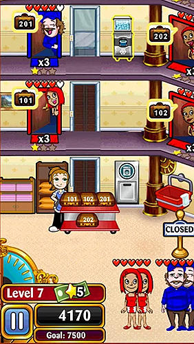 Hotel dash deluxe - Android game screenshots.
