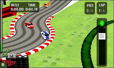 Gameplay of the HTR High Tech Racing for Android phone or tablet.