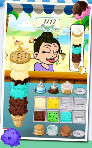 Ice cream - Android game screenshots.