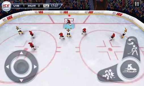 Ice hockey - Android game screenshots.